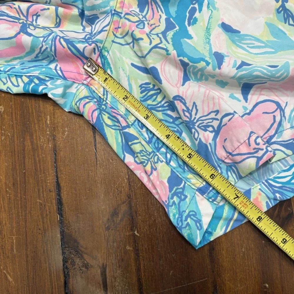 Lily Pulitzer Mens Stuff Swim Capri Trunks Shorts XL Tropical Floral Colorful